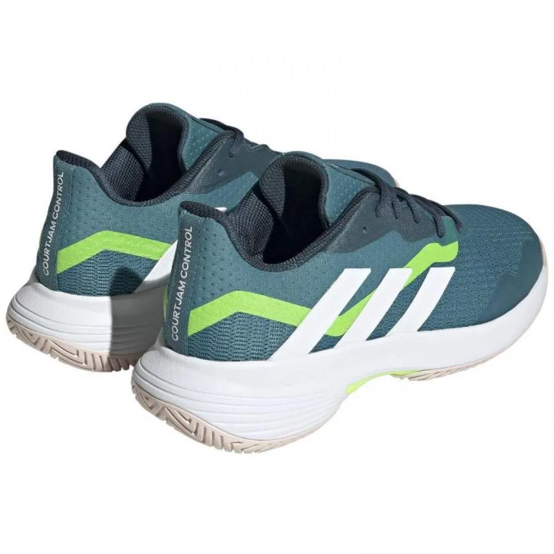 Zapatillas Adidas CourtJam Control Verde Artic Blanco Mujer | Adidas
