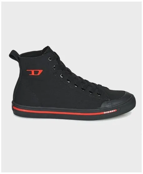 Zapatillas Altas DIESEL Athos Mid Negro Rojo