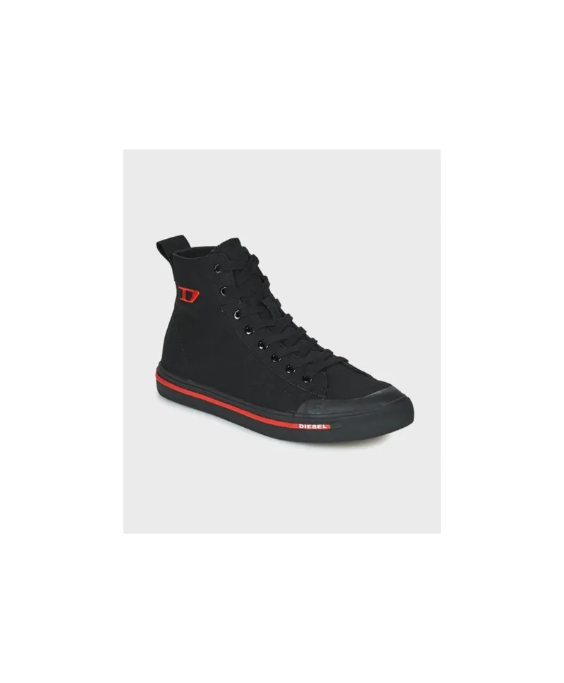 Zapatillas Altas DIESEL Athos Mid Negro Rojo