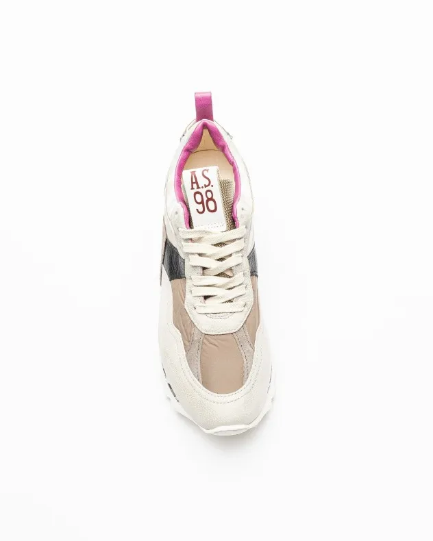 Zapatillas A.S.98 Z19101 gris pardo