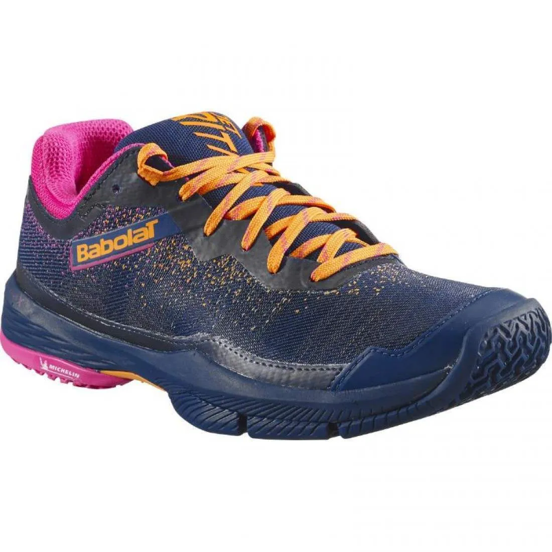 Zapatillas Babolat Jet Ritma Azul Marino Fucsia Mujer | Babolat
