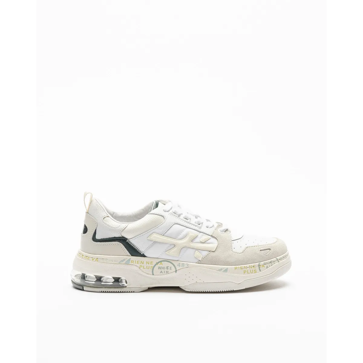 Zapatillas blancas Premiata Drake 305 Blanco