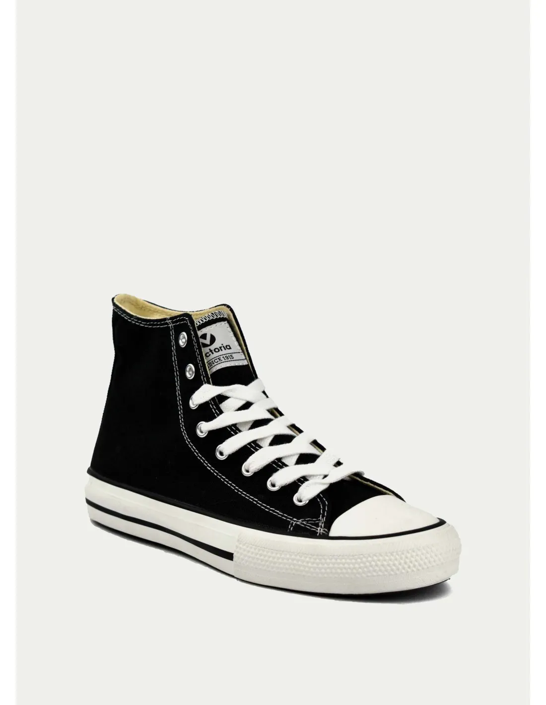 ZAPATILLAS DE LONA VICTORIA 106500 NEGRO 