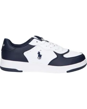 Zapatillas deporte POLO RALPH LAUREN  de Mujer RL01247100 MASTERS COURT  WHITE-TUMBLED-NAVY