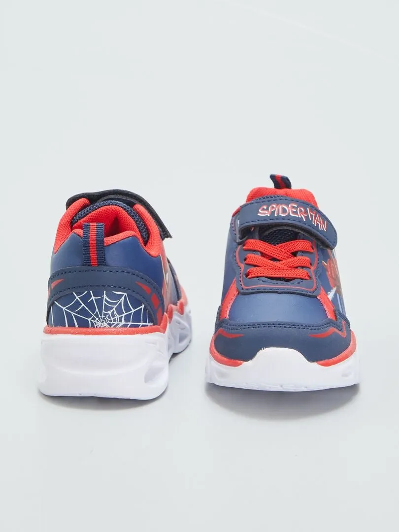 ZAPATILLAS LUMINOSAS 'SPIDERMAN'  AZUL