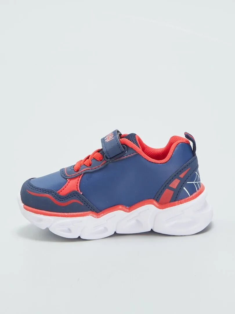 ZAPATILLAS LUMINOSAS 'SPIDERMAN'  AZUL