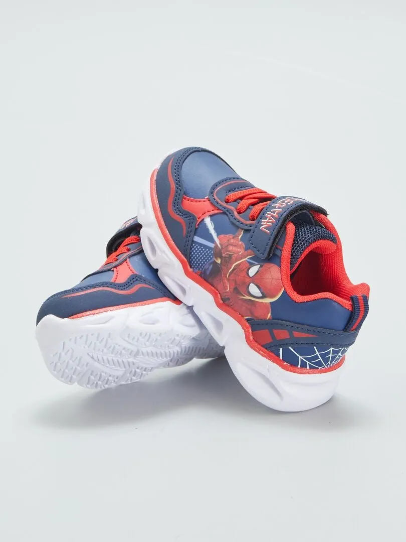 ZAPATILLAS LUMINOSAS 'SPIDERMAN'  AZUL