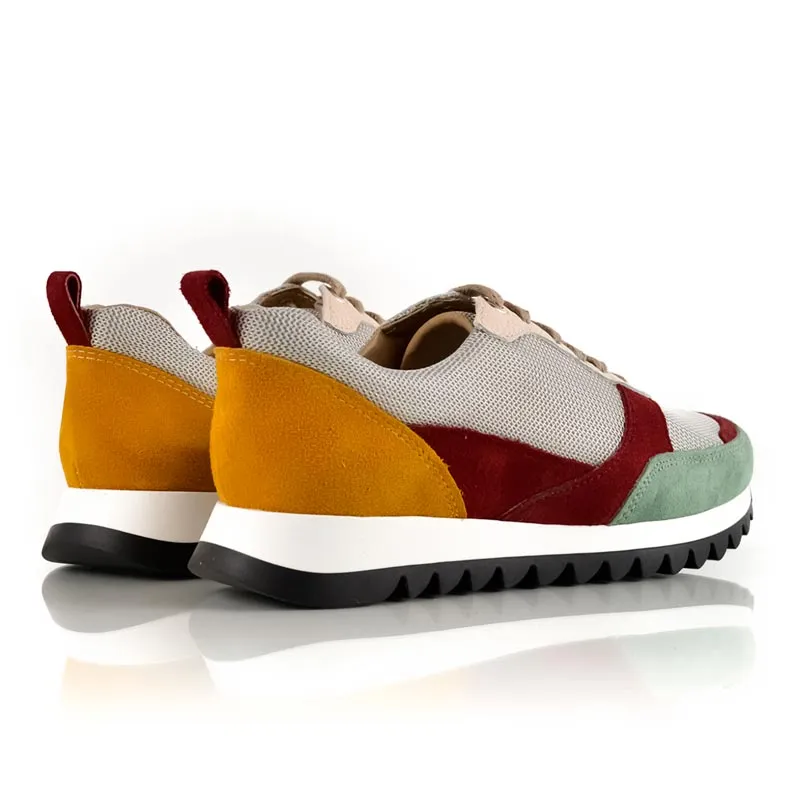 Zapatillas McFly Bordó y Mostaza
