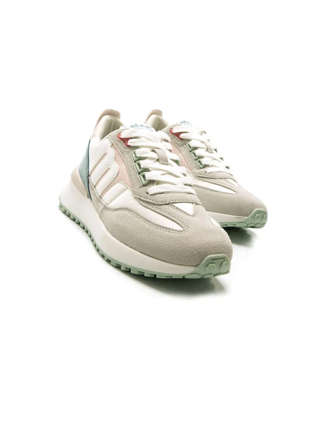 Zapatillas Mustang Qamar Nole Blanco Lottos Azul Mujer
