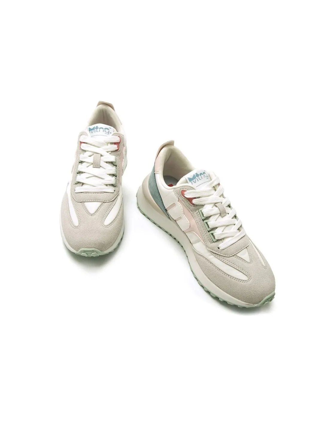 Zapatillas Mustang Qamar Nole Blanco Lottos Azul Mujer