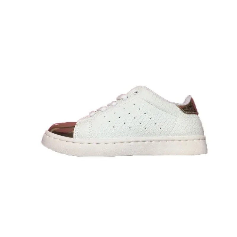 Zapatillas niña puntera dorada