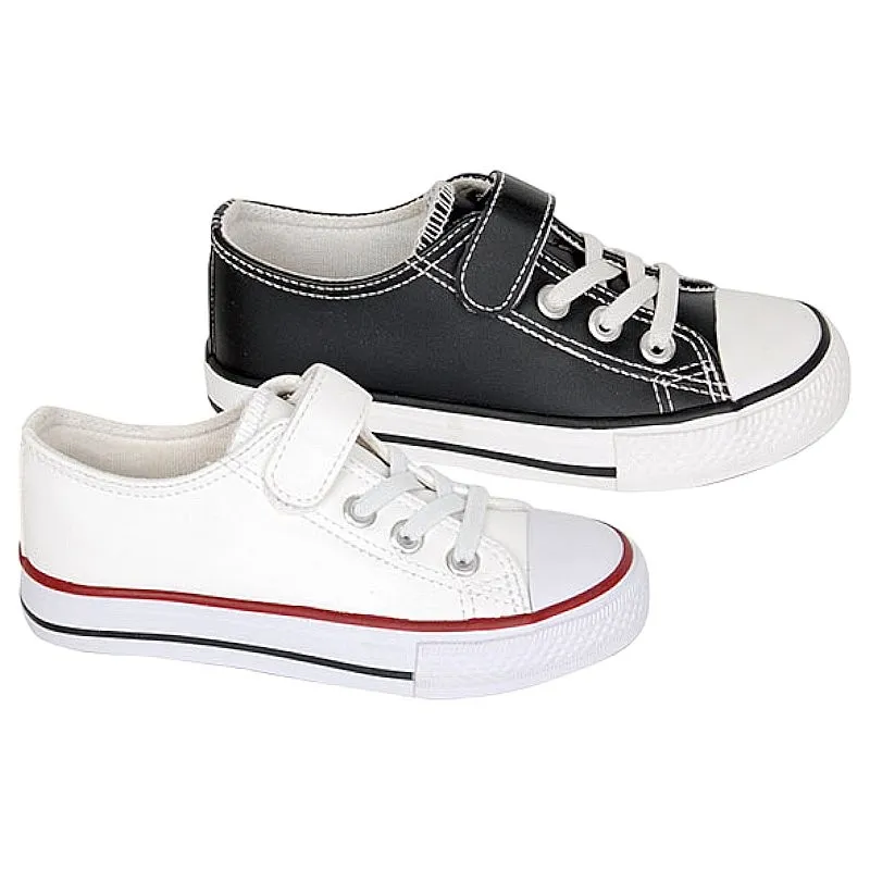 Zapatillas polipiel con puntera