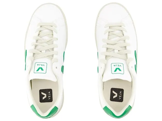 ZAPATILLAS URCA  VEJA  CUERO SINTéTICO  BLANCO ESMERALDA 