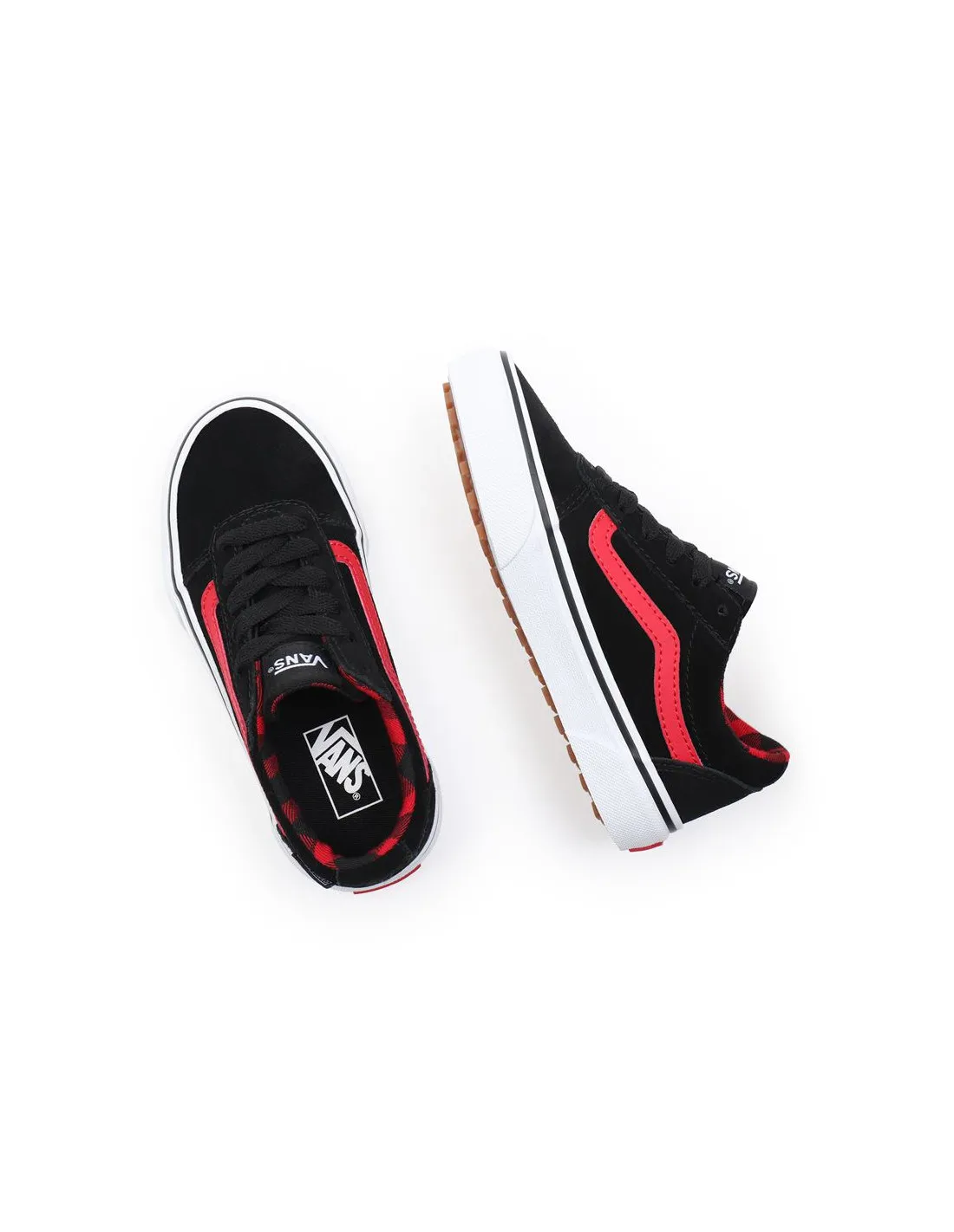 Zapatillas Vans Ward VansGuard YT Suede Black Red
