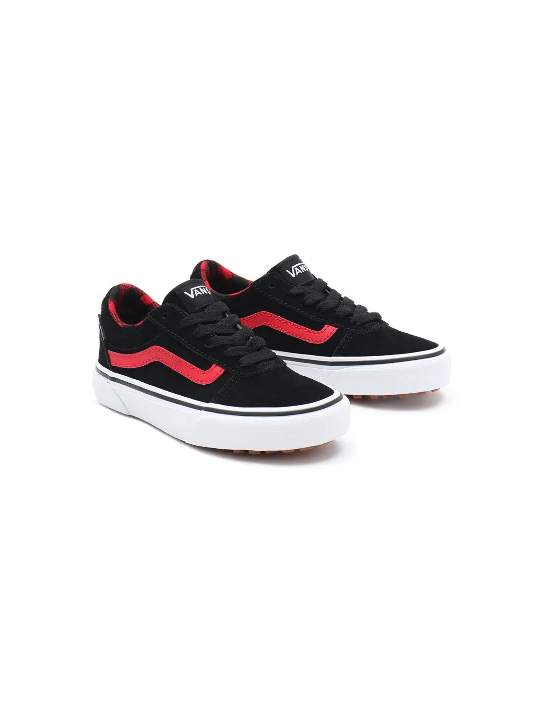 Zapatillas Vans Ward VansGuard YT Suede Black Red