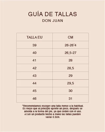Zapato Don Juan