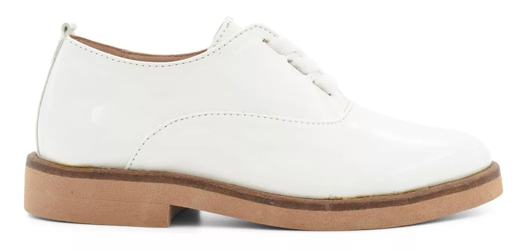 Zapato Vestir Juvenil Mujer Niño Comodo Charol Arians 1957