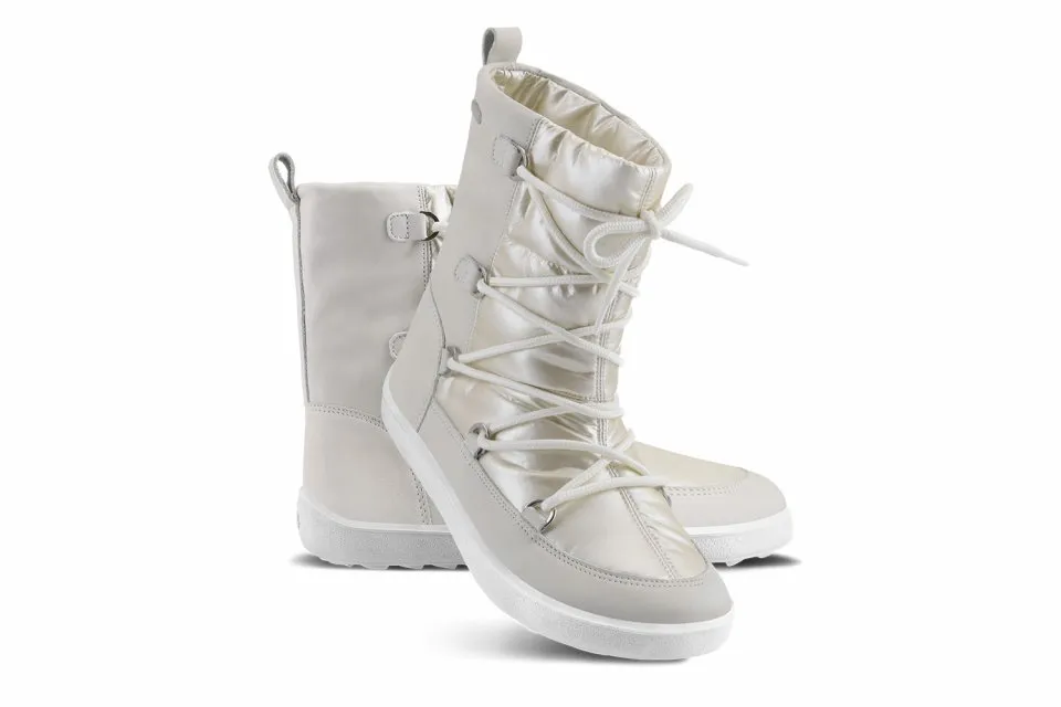 ZAPATOS DE INVIERNO BAREFOOT BE LENKA SNOWFOX WOMAN  PEARL WHITE