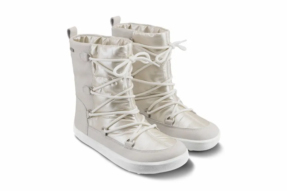 ZAPATOS DE INVIERNO BAREFOOT BE LENKA SNOWFOX WOMAN  PEARL WHITE
