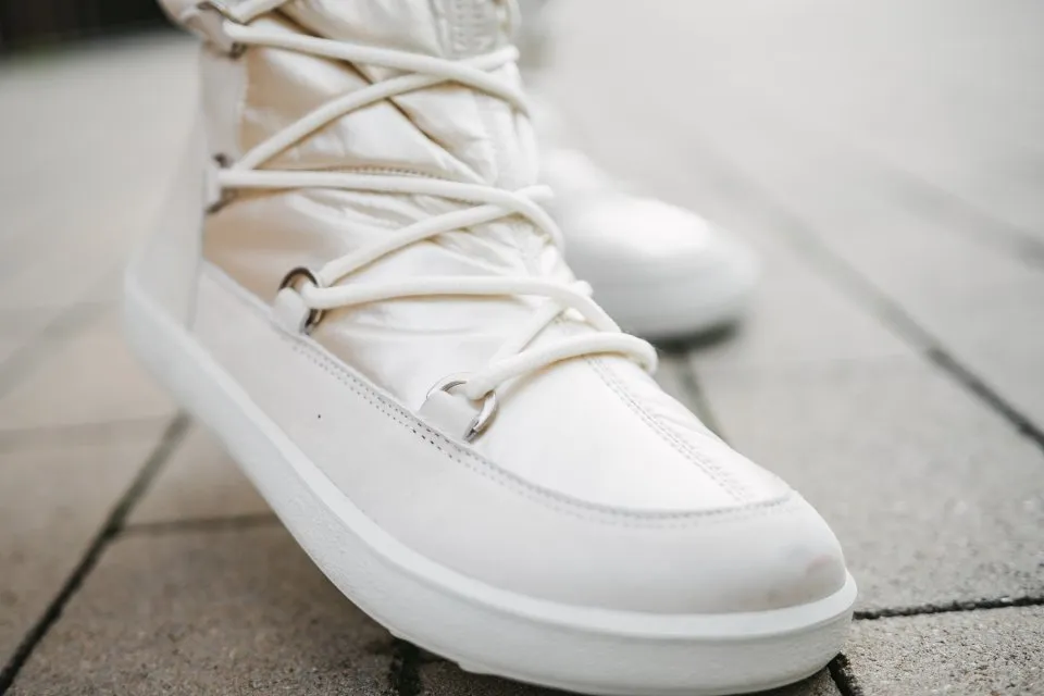 ZAPATOS DE INVIERNO BAREFOOT BE LENKA SNOWFOX WOMAN  PEARL WHITE