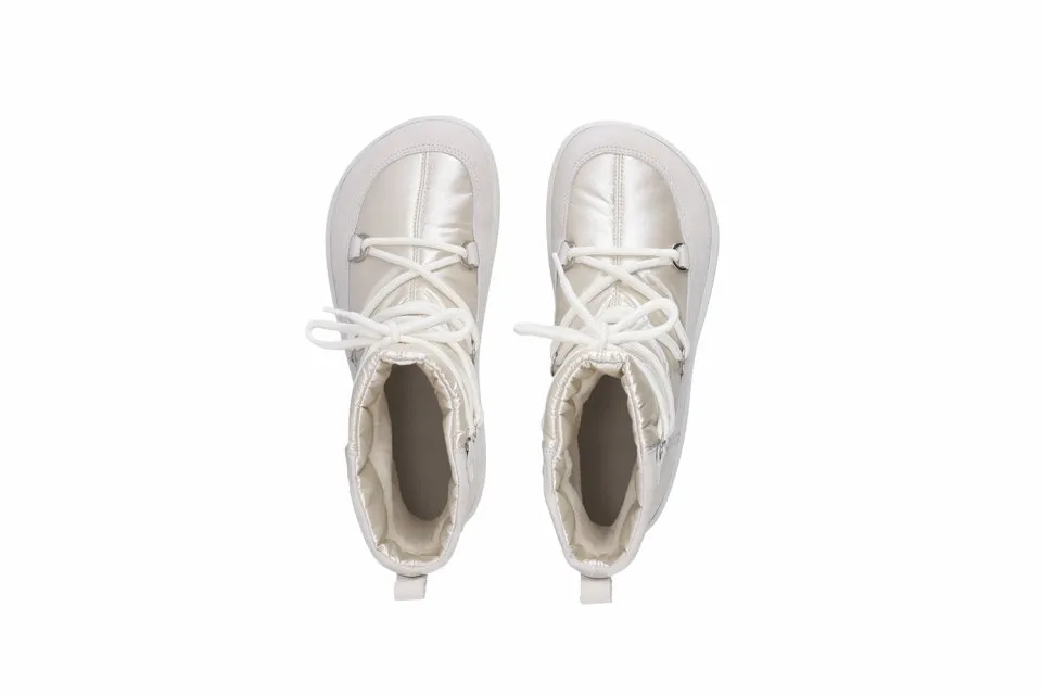 ZAPATOS DE INVIERNO BAREFOOT BE LENKA SNOWFOX WOMAN  PEARL WHITE