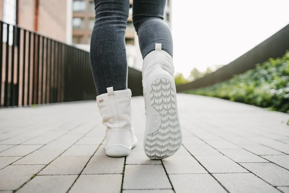 ZAPATOS DE INVIERNO BAREFOOT BE LENKA SNOWFOX WOMAN  PEARL WHITE