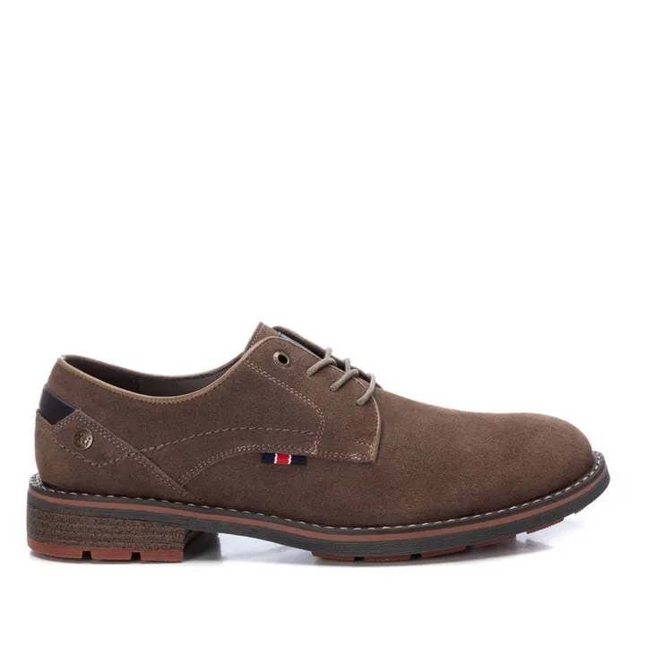 Zapatos vestir Xti 141881 taupe con costura marrón