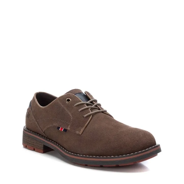 Zapatos vestir Xti 141881 taupe con costura marrón