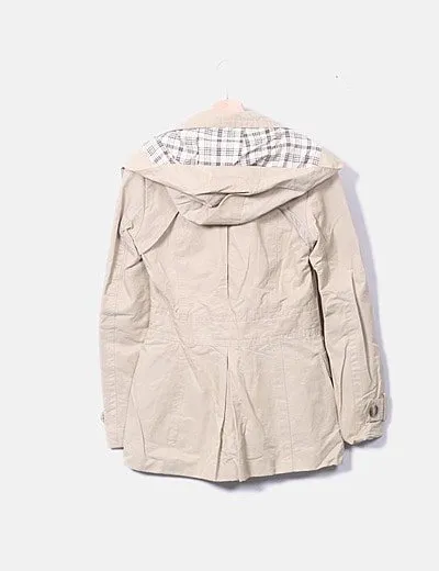 Zara Trenca beige abotonada