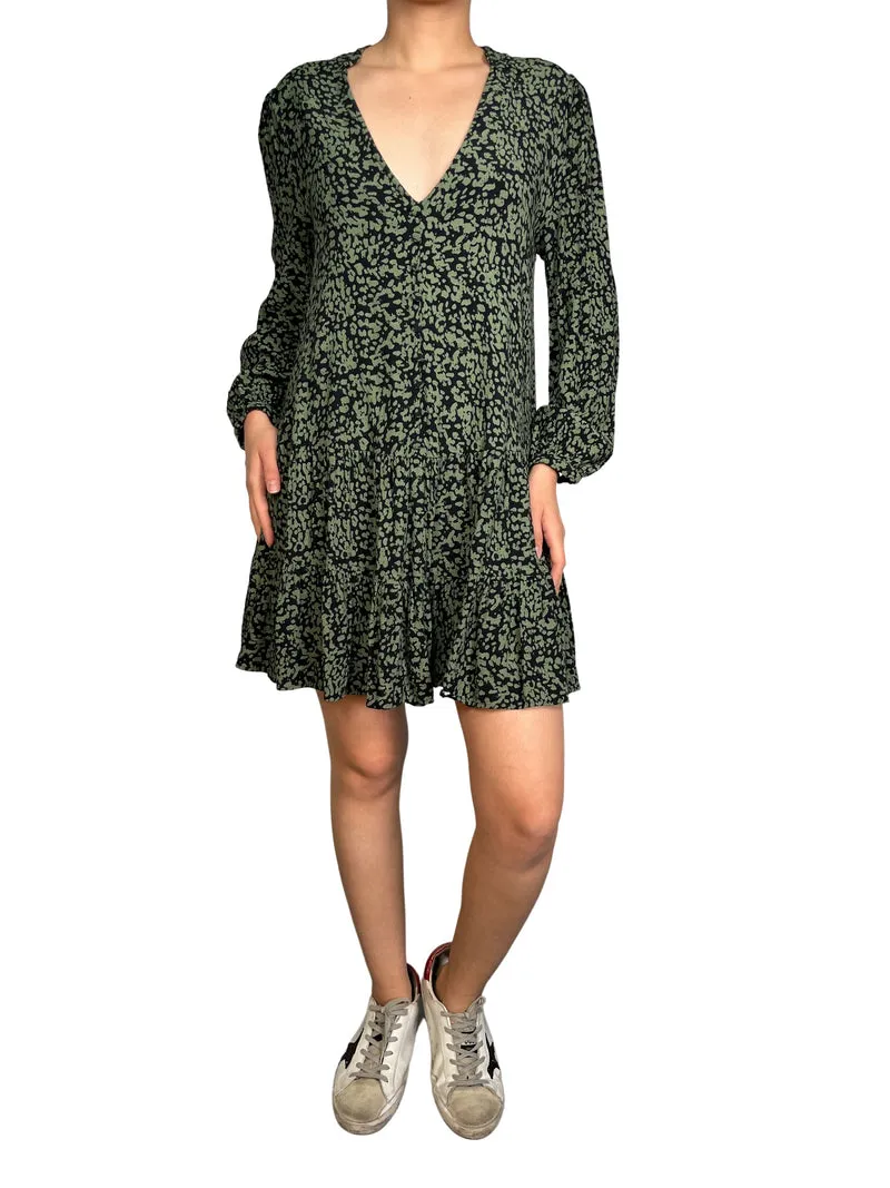 ZARA Vestido Viscosa Estampado